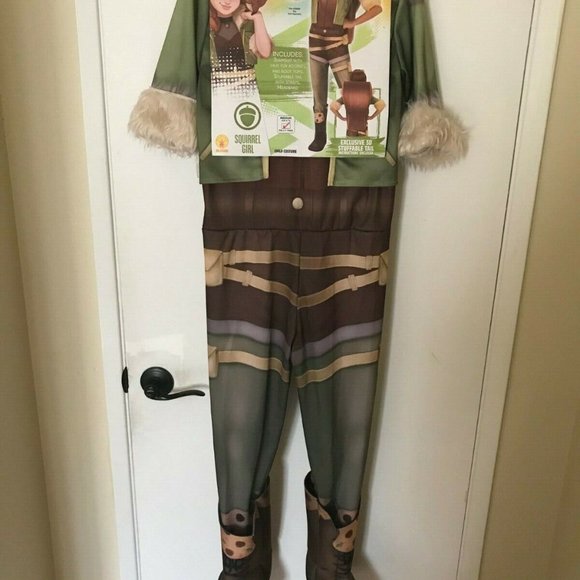 New Marvel Rising Squirrel Girl Girls' (5-7 Years Size 8-10) Halloween Costume - Picture 2 of 11